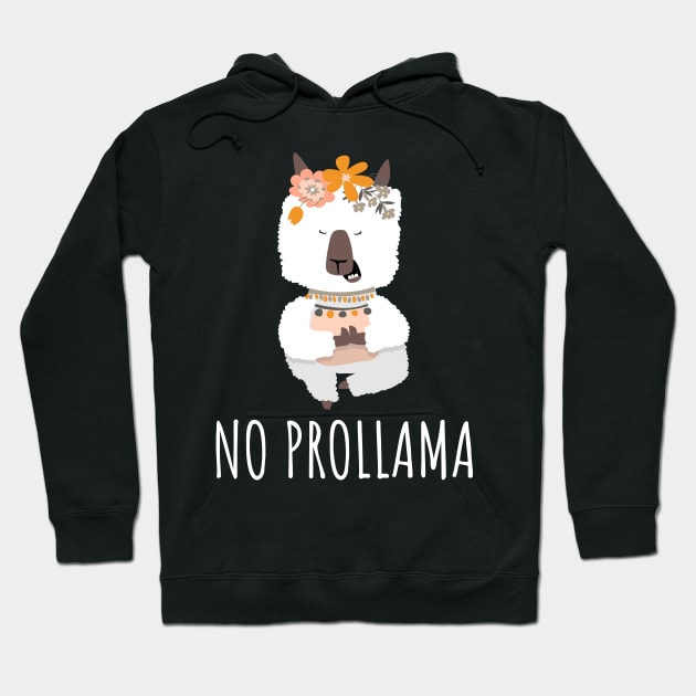 No Prollama Hoodie by Little Designer